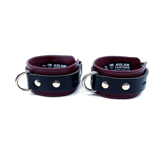 Cherry Leather Handcuffs