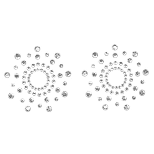 Mimi Circle Pasties - Crystal Clear